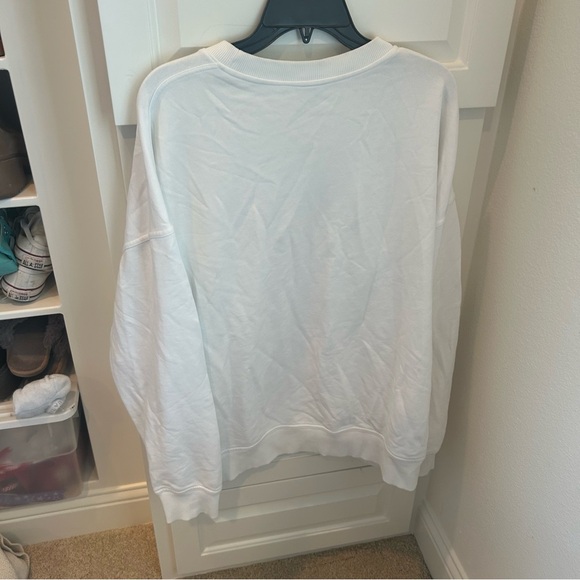 Outdoor Voices White Sweater with Multicolor Graphic - Picture 4 of 4